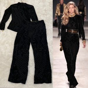 BALMAIN x H&M | Black & Gold Pantsuit